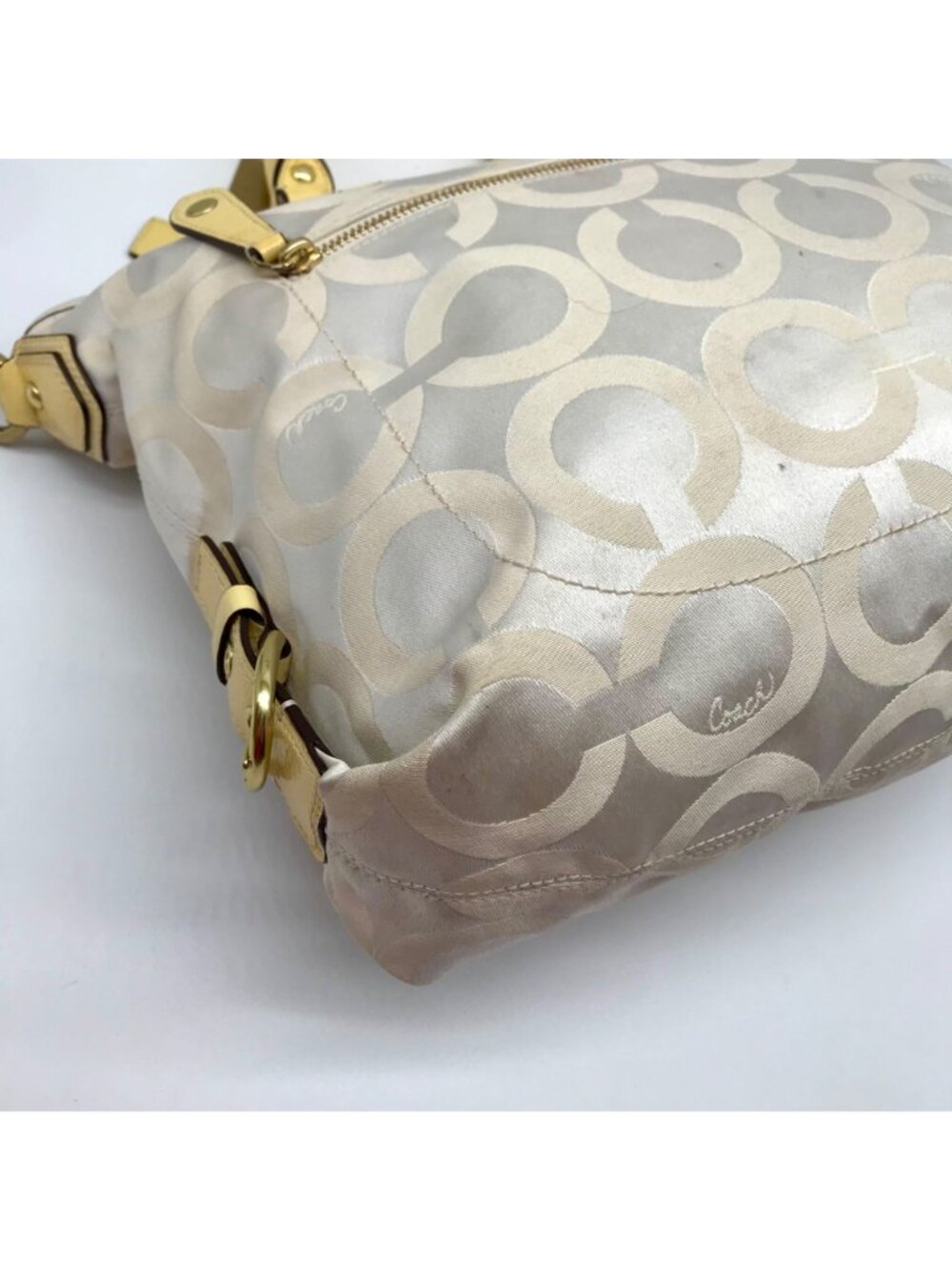 Coach Off -White Madison Sabrina Satchel Bag - Picture 9 of 13